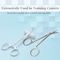 A2Z Scilab Stitch Suture Scissors Angled 4.5 One Hook Blade Stainless Steel, Silver A2Z-ZR872 - alternate 9